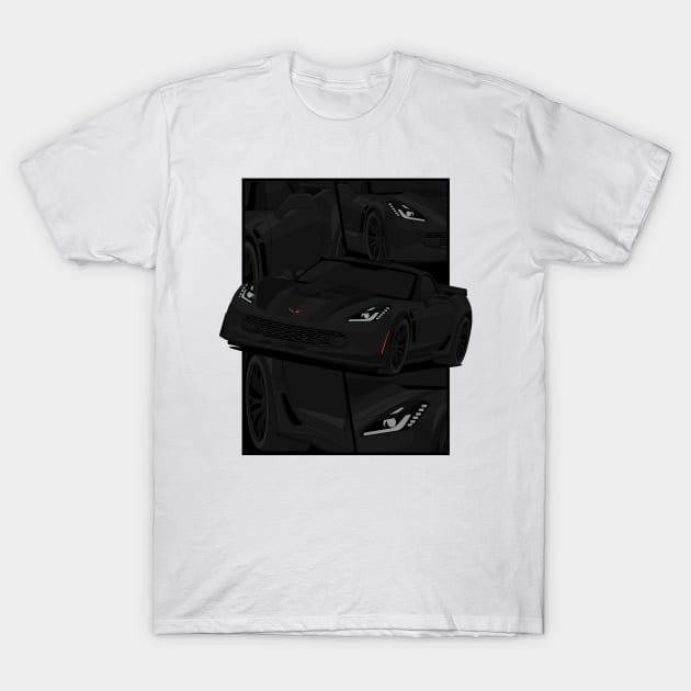 Z06 BLACK T-Shirt by VENZ0LIC